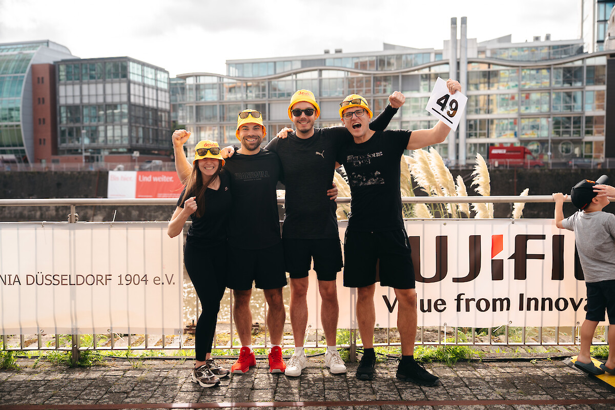 Mit vollem Einsatz dabei das deuka-Team