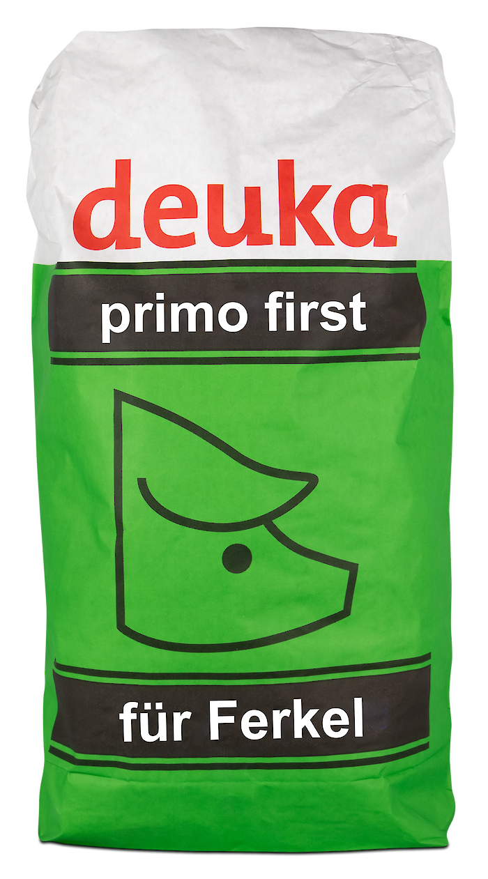 Das perfekte Bindeglied zwischen Prestarter und Ferkelaufzuchtfutter (FAZ) I - deuka primo first - ist seit August 2021 in Niedersachsen erhältlich (© Deutsche Tiernahrung Cremer).