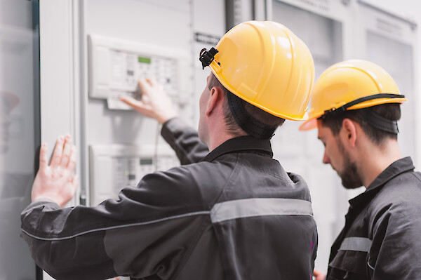 Jobs_Electrician_Together, electricians keep our plants running (© AdobeStock_189415027).
