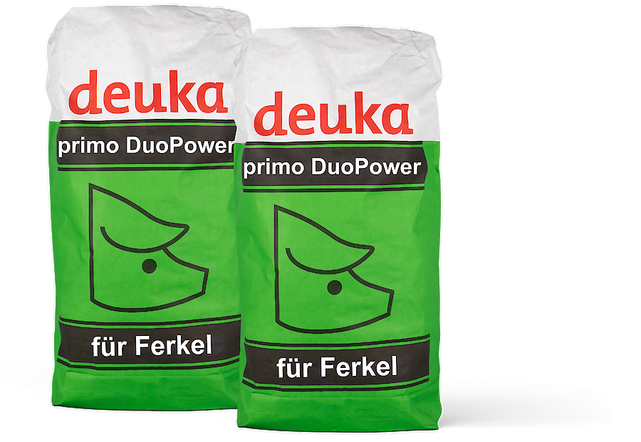 Unser neuer außergewöhnlicher Prestarter deuka prima DuoPower (© deuka Tiernahrung Cremer).