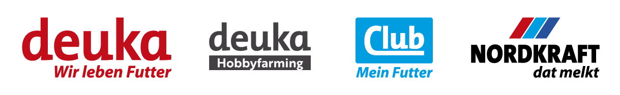 Markenlogos von deuka, Club und Nordkraft